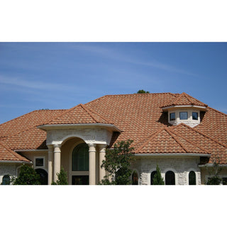 Coated Lightweight Tiles Piece Eco-friendly Stone Roofing Panel Zinc